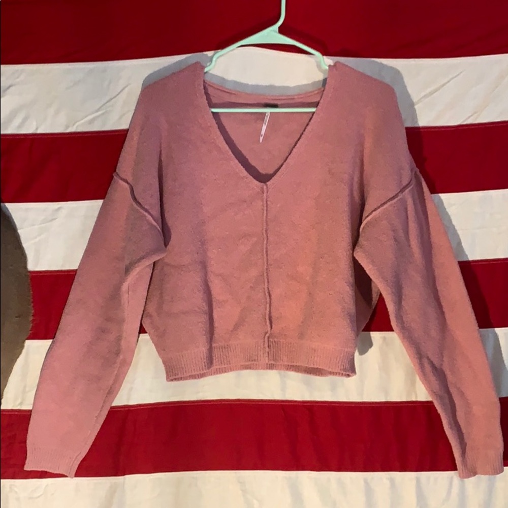 Free People cropped sweater